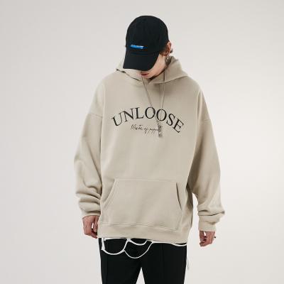 China Hoodies anti-shrink fabric direct injection digital printing for men hiphop street cotton heavy casual loose sweatshirt oversized for sale