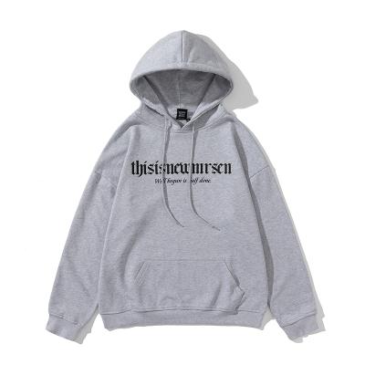 China Hip Hop Couple Anti Shrink Men For Spring Autumn Street Fashion Hoodies Oversized And Loose Joggers Letters Pullover Sweatshirt for sale