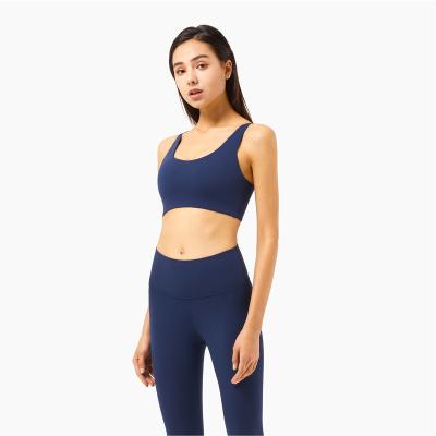 China 2021 Breathable New Style High Support Yoga Woman Wear Traceless Buckles Sports Fitness Wear Yoga Bra Lady Fitness Yoga Wear Sports Bra for sale