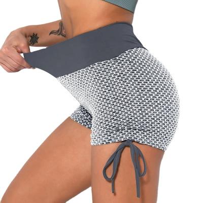 China Breathable Honeycomb Shorts Fitness Yoga Wear Women Leggings Gym Seamless Charm Girls Sports Wear 1 Piece for sale