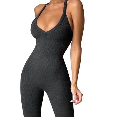 China High Waist Solid Color Hip Lift Yoga Set Sports Overalls Loungewear Yoga Set Woman Breathable Yoga Bottoms Yoga Sets Supplier for sale