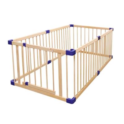 China Safety Detachable Easy Fold Hexagon Wooden Playpen for sale