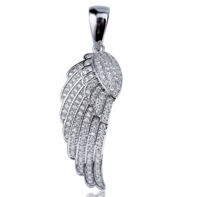 China Angel Wings Pendants For Necklace pendant Hip Hop Jewelry Men Ristar Jewelry for sale