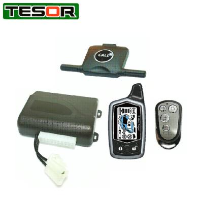 China Two Way Wireless Two Way Remote Alarm OEM Car Alarm System for sale