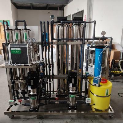 China 500LPH Ro + EDI Hemodialyse waterbehandeling machine Omgekeerd osmose systeem Te koop