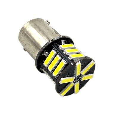 中国 1PCS BA15S BAY15D Car Turn Light White 1156 Emergency Light 7020 21 SMD LED Reverse Auto Interior Tail Brake Turn Lamp Bulb Reading Light 販売のため