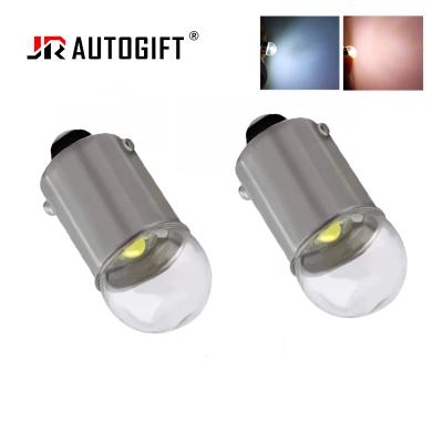 China BA9S 3030 1SMD Led T4W T2W Gray Card Plate Light Turn Signal Bulb Sidelight Door Lamp 4300K ​​6000K 12V 24V Warm White Universal for sale