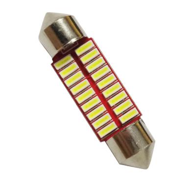 China 36mm 39mm C5W C10W 39mm Festoon 18SMD 3014 LED 12-24V Error Free Auto Car Dome Lamp Bulb Interior Reading Light 36mm Red en venta