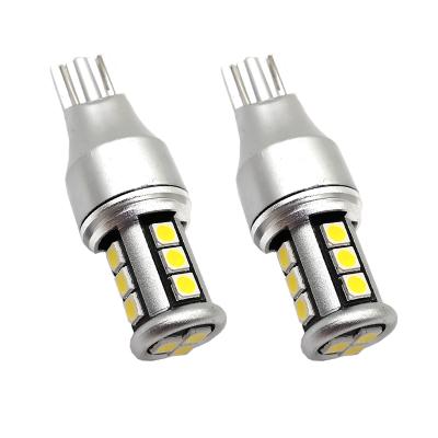 China High Quality T15 W16w Led Car Automobile Canbus 12V-24V Bulbs 12V-24V Reverse Light Emergency Parking Lamp 3030 Universal 15Smd for sale