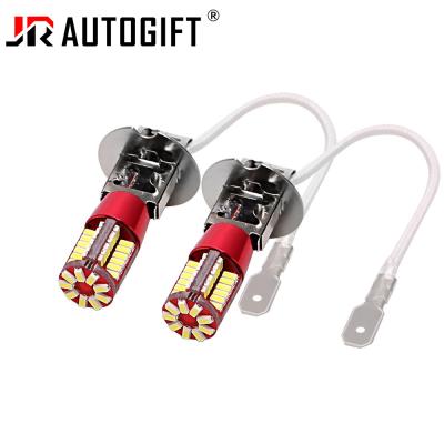 China H3 H1 H4 H7 57 super bright white led 3014 smd bulb 12V-24V car fog lamp daytime running light Amber Red h3 led bulb H1/H3/H4/H7/H11/ Fog light 9005/9006-3014-57SMD en venta