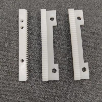 China Gear Rack Jiangsu Factory Customized Injection Molding Injection M0.3 m0.4 Small Plastic Nylon Rack And Pinion for sale