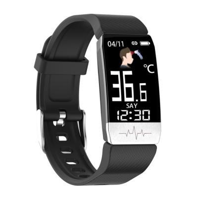 China Hot Selling Amazon Touch Screen Phone Heart Blood Test Fashion Smart Wristband Temperature Smart Watch for sale