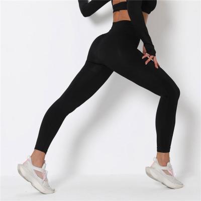 China High Waist Breathable High Quality Breathable Seamless Sportswear Yoga Women Gym Leggings Fitness Gaiters for sale