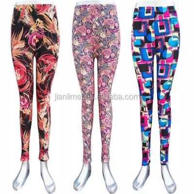 China Cheap Antibacterial Print Leggings For Women for sale