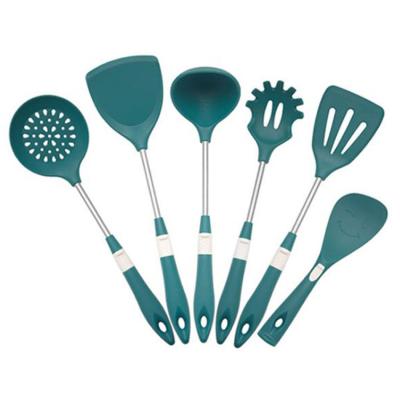 China Viable Household Silicone Spatula Spoon Kitchenware Set Kitchen Cookware Set Silent Instruments for sale