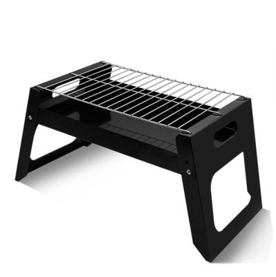 China Multi-Scene Easily Assembled Usable Space Saving Outdoor Camping Parties Rectangular Table Folding BBQ Charcoal Grill for sale