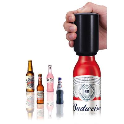 China Stainless Steel Pull Down Sustainable Stylish Magnetic Automatic Beer Bottle Opener Portbale Cap Opener for sale