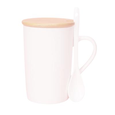 China Sustainable Factory OEM White White Coffee Porcelain Mug With Customized Sublimation Logo for sale