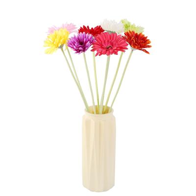 China Art Decor Manufacturer Custom Multicolor Real Touch Artificial Gerbera Flowers For Festivals Bar Party Decoration for sale