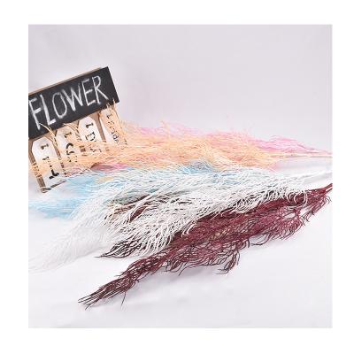 China Art Decor Wholesale Plastic Simulated Phoenix Leaves Indoor Outdoor Decoration Artificial Flowers for sale