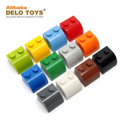 China Plastic Construction Toy OLED TOYS Building Blocks (12 Colors) Bricks Slant 2*2 Curved 2 x 2 with Two Studs for sale