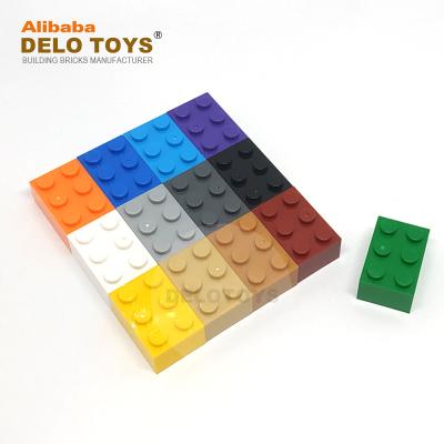 China Building Toy DELO TOYS Parts 2*3 Building Block Plastic Brick 2 x 3 (26 COLORS) DIY (NO.3002) for sale