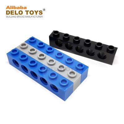 China Technic Building Toy Plastic Building Blocks Bricks, 1*6 Brick 1 x 6 with Holes (NO.3894) for sale