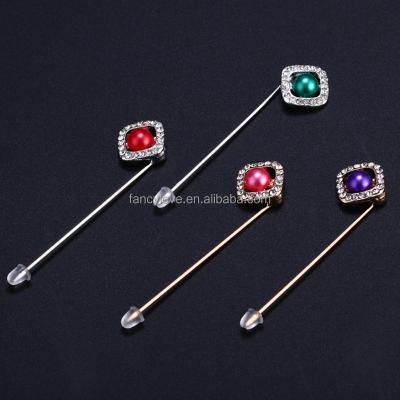 China New Design Hijab Brooches And Pins Ribbon Gold Plating Scarf Brooch And Hijab Pins for sale