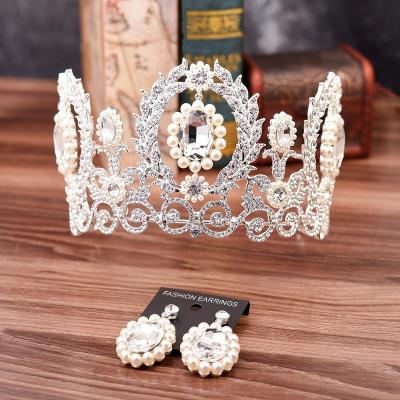 China 2021 Wholesale Adult Crown Tiara From Alloy+crystal Yiwu Factory for sale