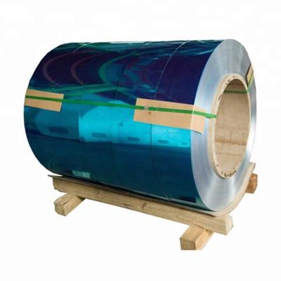 China Blue Mirror Coating Aluminum Film Strip Reel 1100 H18 Lighting for sale