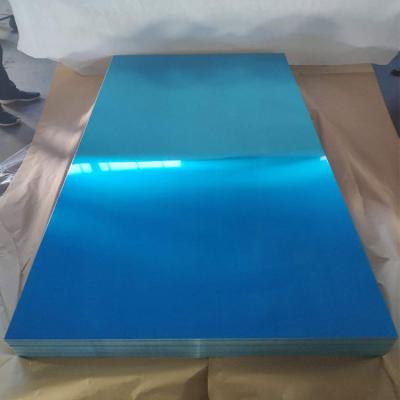 China Corrosion Resistance Film Saudi Arabia 1060 Blue Aluminum Alloy H24 Plate 4ft x 8ft Sheets for sale