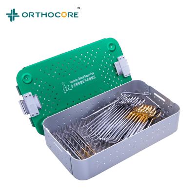 China Small Animal Orthopedic Instruments Tissue Surgical Instruments Kit Spay Pack Veterinary Orthopedic Soft Instrument for sale