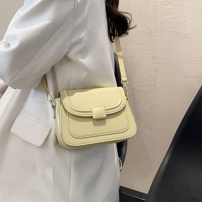 China 2023 new pure fashion women's bag sense high cross - body bolsosparamujeres shape cheap shoulder soft women's bag wholesale for sale