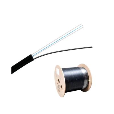 China Indoor Telecom Communication Fiber Optic Cable 1 Core Optical Fiber For 1Km 2Km 3Km Single Mode Ftth Drop Cable for sale