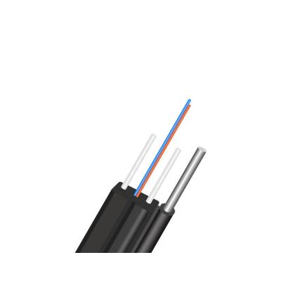 China Telecom Communication Armored Ftth Fiber Optic Drop Cable 1 2 4 6 8 Core Fiber Optic Drop Ftth Cable for sale