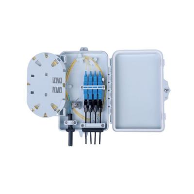 China FTTH FTTB FTTX Network Pre-terminated PLC Splitter Distribution Box Waterproof Small Ftth Fiber Optic Fiber Distribution Box for sale