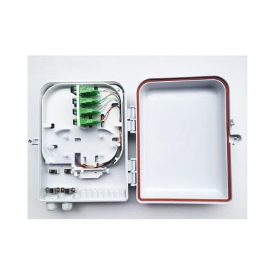 China FTTH FTTB FTTX Wallmount Network Fdb Ip65 CTO FTTH Fiber Optic Plastic Distribution Box Fiber Optic Distribution Box for sale