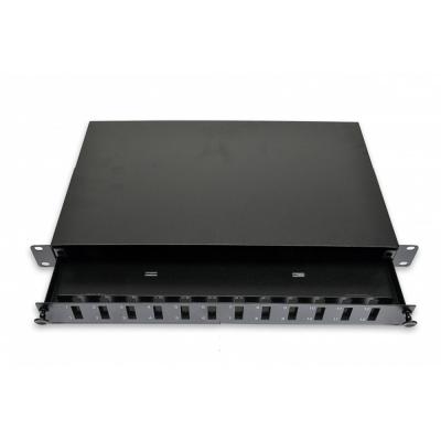 China Rack Mount Patch Panel Manufacturer Cat 6 24 Ports Empty Patch Panels 19 Inch Rack Rack 24 Patch Panel Price Left Stop Box for sale