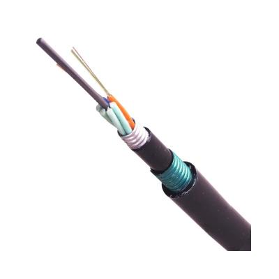 China Telecom Communication Double Armored GYTA53 24 Cores Stranded Loose Tube Light-armoured Fiber Optic Cable GYTA53 for sale