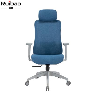 China (Height) RUIBAO Adjustable Customized Working Office Chair For Students High-Back Mesh Chair for sale