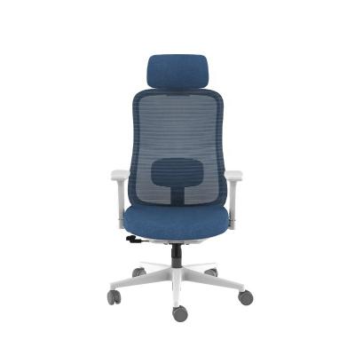 China (Size) RUIBAO Wholesale Adjustable Ergonomic High Back Mesh Fabric Office Chair Furniture With Mechanism for sale