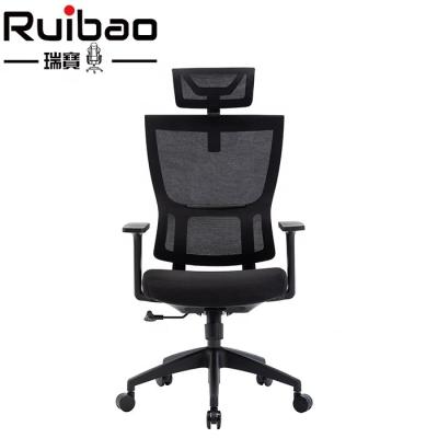 China High Quality Black Mesh Office Chair Executive Ergonomic Office Rotation Chair for sale