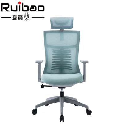 China (Waist) High Lumbar Support Adjustable Back All Mesh Chair With Ergonomic Headrest for sale