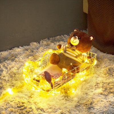 China Garden Auto Led Plug In 2m Decorative 180 Led Fairy Copper Wire Wire Rope Night Light Chains String Lights for sale