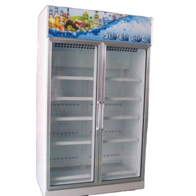 China Outdoor commercial display glass door for visi cooler for sale