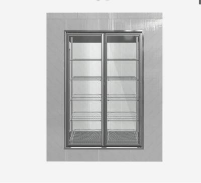 China Commercial Refrigeration Factory Walk-in Display Cooler Glass Door DOE ETL Certificate for sale