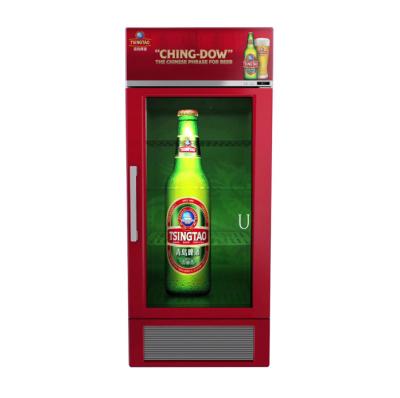 China Indoor Hot Selling Transparent LCD Screen Refrigerator, Fridge, Freezer, Cooler, With Advertise Video Display Function for sale