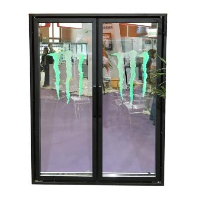 China Outdoor LED Display Glass Door For Fridge / Beverage Cooler Light LED Glass Door for sale