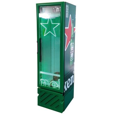 China Commercial Glass Door Fridge / Freezer / M Onster Energy Drinks Display Fridge Customized Size for sale