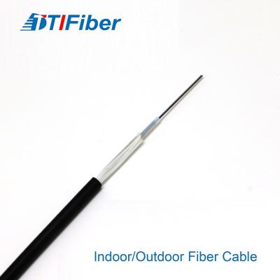 China Aerial Indoor Outdoor Fiber Optic Cable PBT Tube 24 Core LSZH Loose Jacket for sale